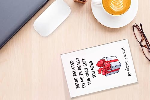Funny Brother Birthday Card - Humorous Sibling Joke Greeting Card