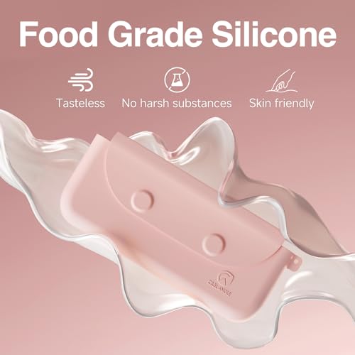 Large Silicone Makeup Brush Holder Magnetic Travel Case White