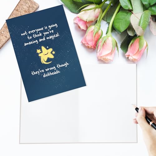 Encouragement Card for Friends & Family - 8x5.3 Inches