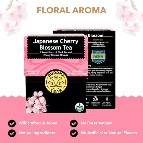 Japanese Cherry Blossom Black Tea - Microplastic Free Blend