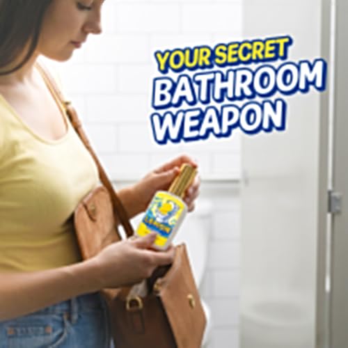 Aqua Blance Toilet Spray for Poop, Lemon Odor Eliminator 2 Fl Oz (Pack of 2)