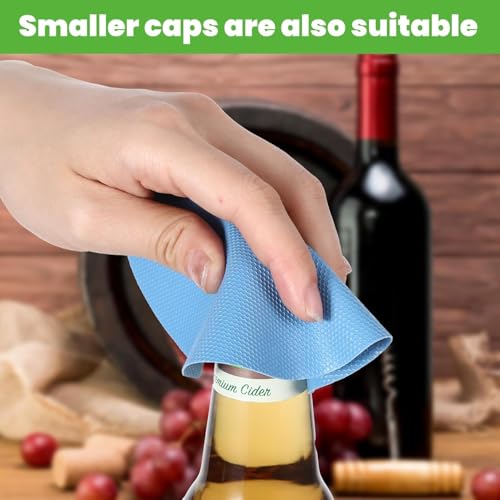 CORYTAO 4-Pack Silicone Jar Openers for Seniors & Arthritis - Non-Slip Grip Pads