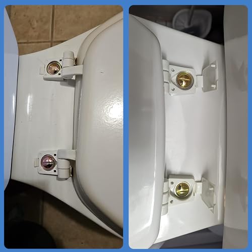 Toilet Seat Installation Kit with Metal Screws & Plastic Nuts