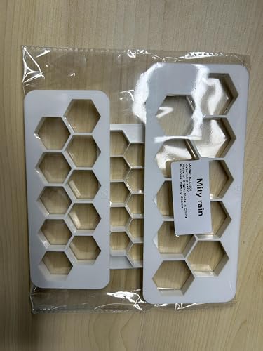 Hexagon Cookie Cutter Set - 3 Sizes for Cake Decorating