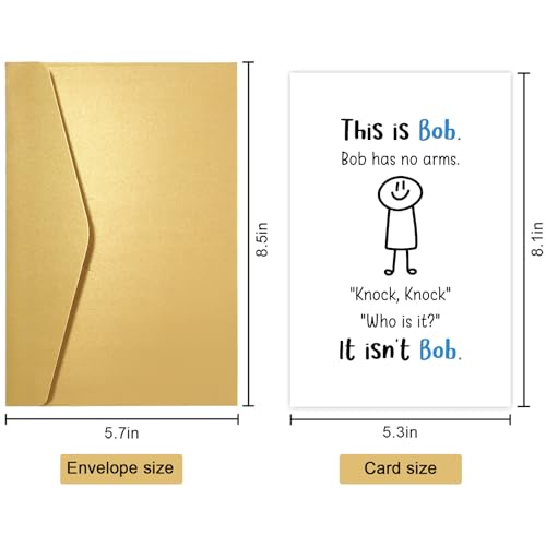 Funny Birthday Card for Men & Women - This Is Bob, It Isn't Bob