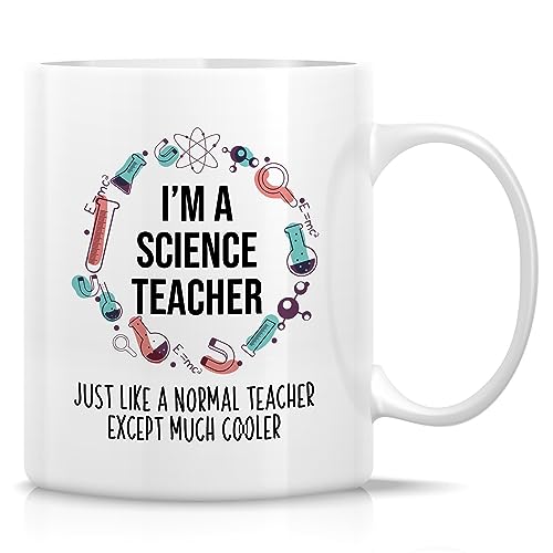 Retreez Funny Science Teacher Mug - White Ceramic Coffee Cup Gift - TCH015
