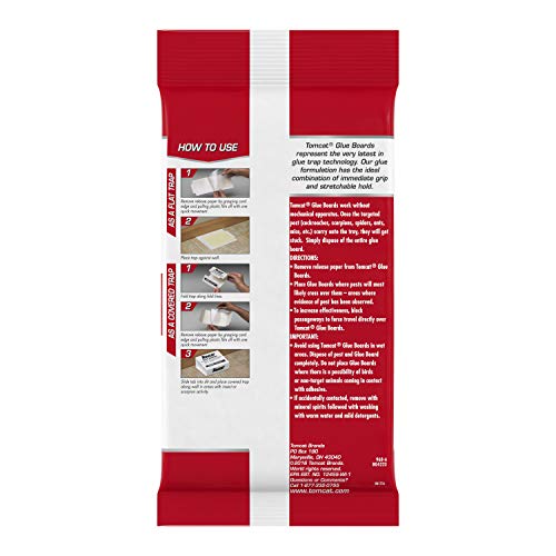 Tomcat Glue Boards with Eugenol - 4 Non-Toxic Sticky Traps
