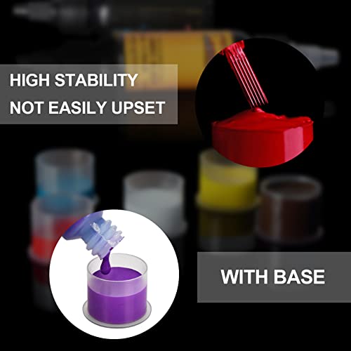 WZPB Tattoo Ink Caps #11 Small Pigment Cups with Base 300pcs