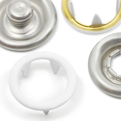 Dritz Size 16 White Snap Fasteners - 7 Count (7/16-Inch)