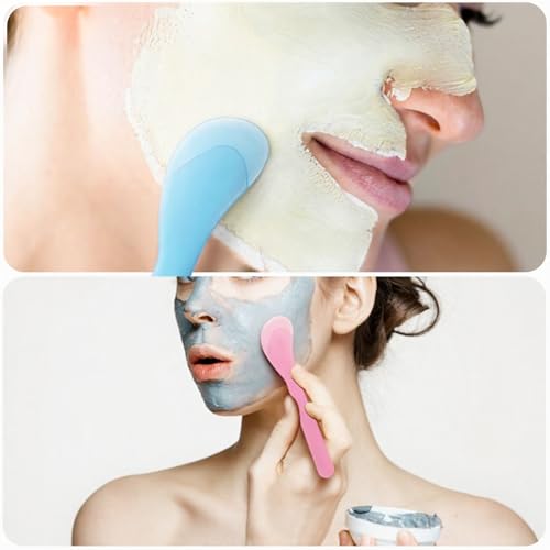 6 Pcs Plastic Makeup Spatulas Reusable Cosmetic Cream Scoops for Lotions