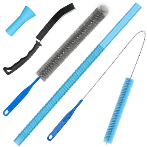 Dryer Vent Cleaner Kit - Universal Vacuum Attachment & Lint Remover Brush