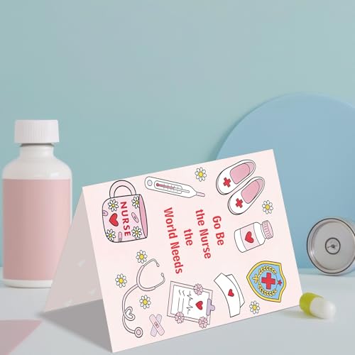 Funny Nurse Graduation Card for Nursing Students - Premium Design