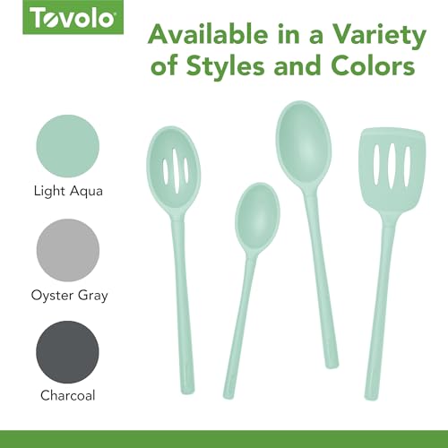 Tovolo Deep Bowl Silicone Mixing Spoon - Heat Resistant & Nonstick