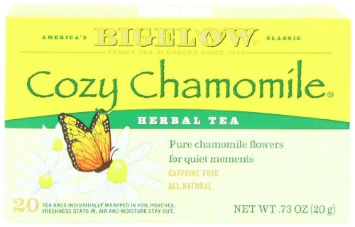 Bigelow Cozy Chammomile Herbal Tea, 20-count (Pack of6)