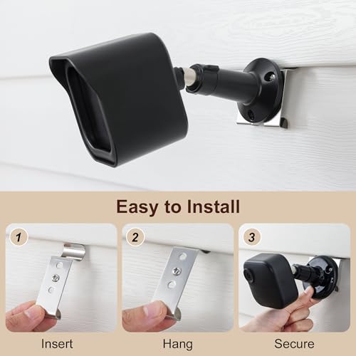 8 Pack Heavy Duty Vinyl Siding Hooks - Easy Install Outdoor Hangers