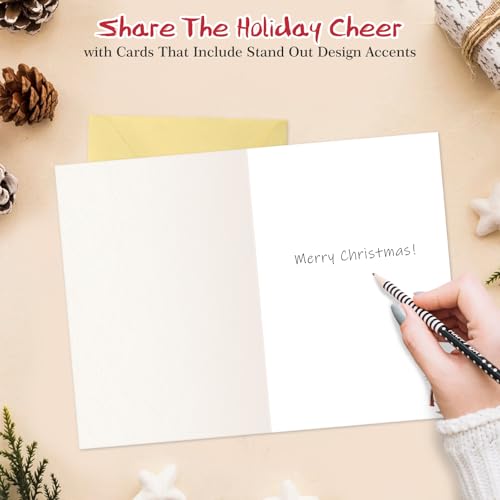 Funny Silly Goose Christmas Card 5.5x8 Inch with Envelope and Seal