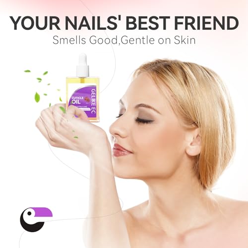 Gelike EC Nail Cuticle Oil with Jojoba and Vitamin E for Damaged Nails