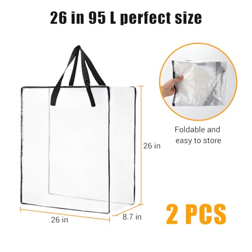 EverPetal 2-Pack 26-Inch Wreath Storage Bags - 95L Capacity