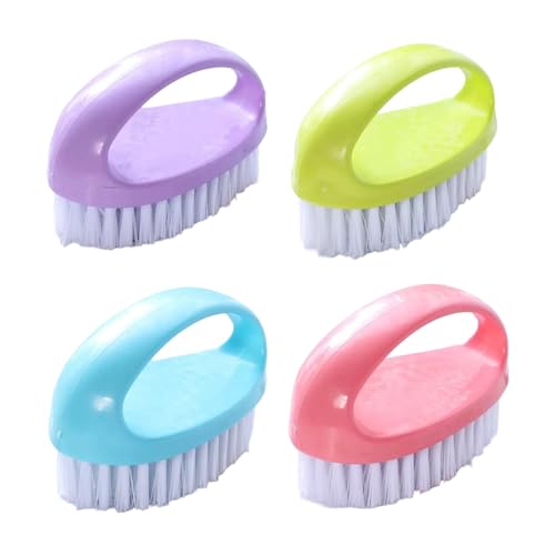 4-Pack Multi-Purpose Cleaning Brushes for Home and Office