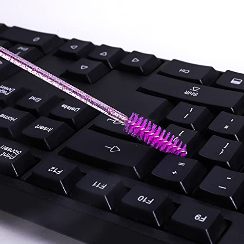 YITOU Disposable Eyelash Mascara Brushes and Crystal Spoolie Wand Applicators 50 PCS