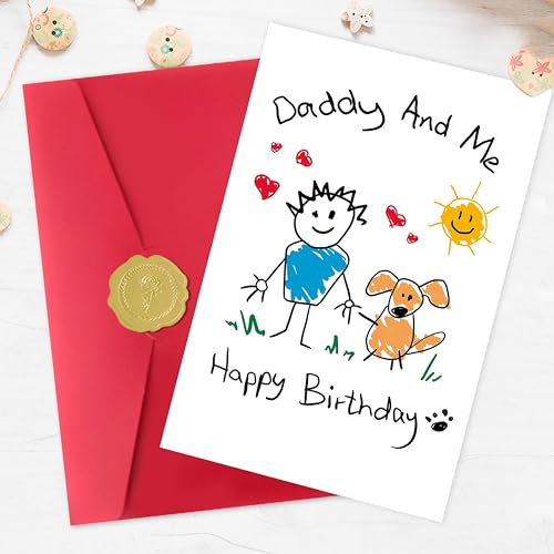 IDU Dog Dad Birthday Card ZN385 | Heartwarming Pet-Themed Design