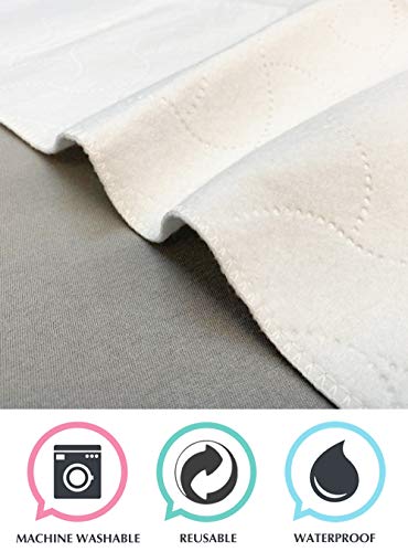 American Baby Company Waterproof Crib Mattress Pad Cover, 2 Pack (28"x52")