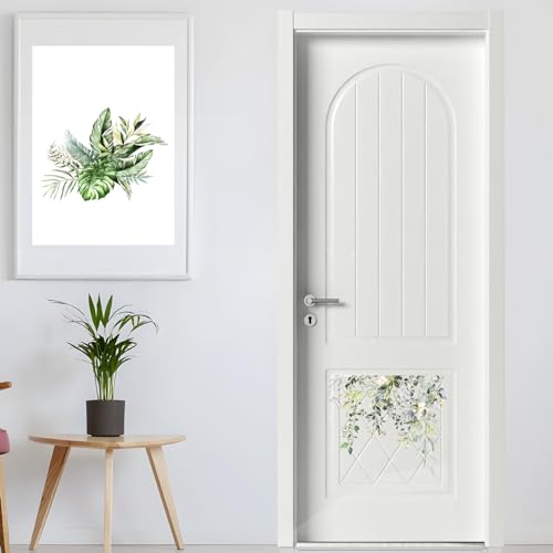 Green Leaves Toilet Tank & Seat Stickers - 2pcs Set