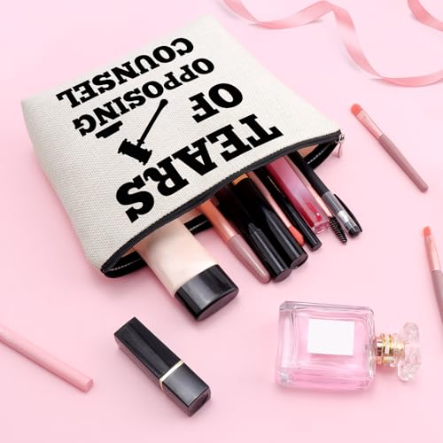 Mikela Lawyer Makeup Bag - Funny Law School Graduation & Bar Exam Gift