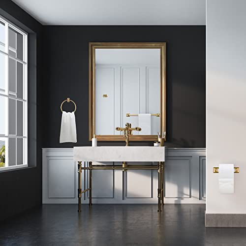 Design House Millbridge 4-Piece Bathroom Accessory Set - Polished Brass