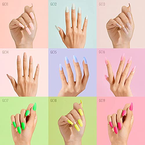 KISS Gold Finger Full Cover Press On Nails Long Length 24 Pcs
