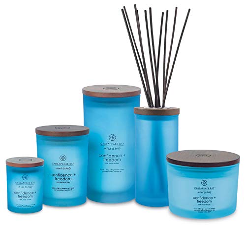 Chesapeake Bay Candle Confidence + Freedom Scented Candle 8.8oz - Mood-Enhancing Fragrance, Spa-Like Glass, Made in USA