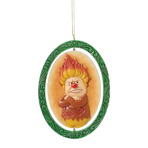 Jim Shore Holiday Snow and Heat Miser Hanging Ornament - 4.72 Inch