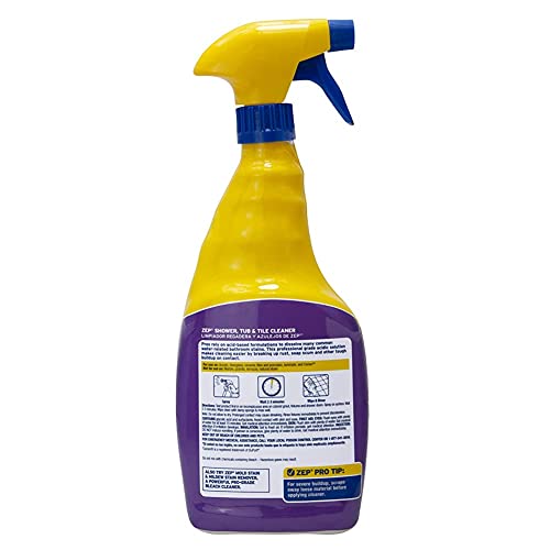 Zep Shower Tub and Tile Cleaner - 32 oz (Pack of 1) ZUSTT32PF | An