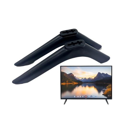 Universal TV Stand Legs Replacement for 41.99-56.43 Inch TVs - Black