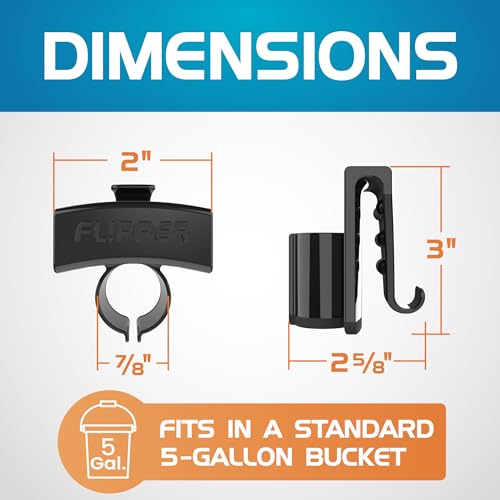 FL!PPER Aquarium Bucket Buddy Organizer for 5 Gallon Buckets