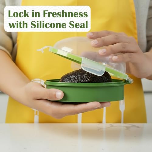 Avocado Keeper - Reusable Fresh Saver Container for Optimal Storage