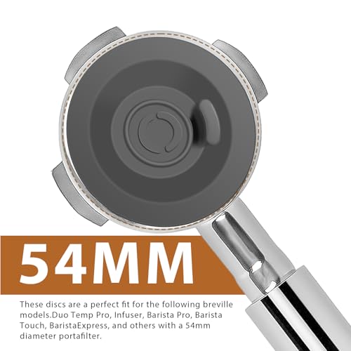 54mm Espresso Backflush Cleaning Disc Silicone 2 Pack for Breville & Nespresso Machines