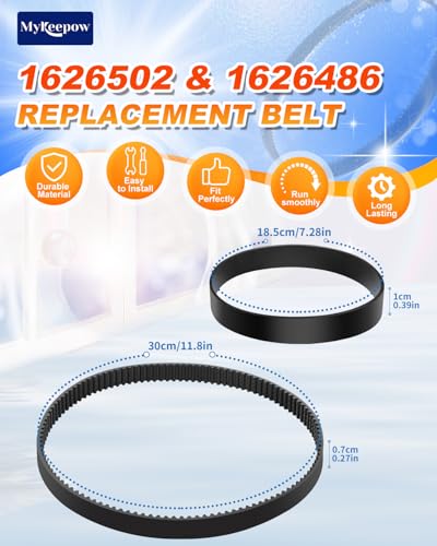 Replacement Vacuum Belt for Bissell PowerForce & TurboClean - 3 Pack