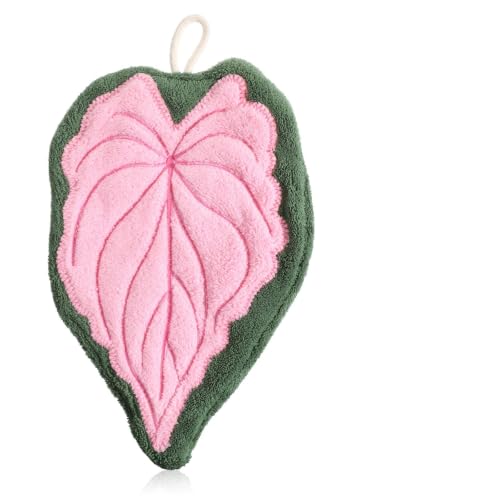 Leaf Shaped Hand Towels - Absorbent Kitchen & Bathroom Towels
