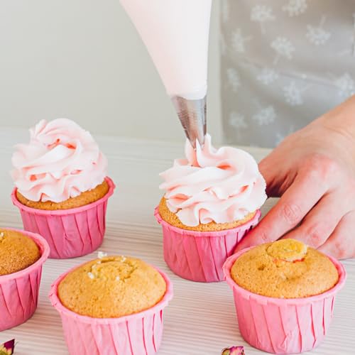 1M Open Star Cake Piping Tip Set - 3 Stainless Steel Nozzles