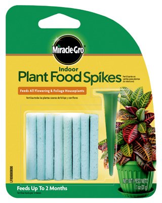 Miracle-Gro Indoor Plant Food Spikes - 24 Count for All Houseplants