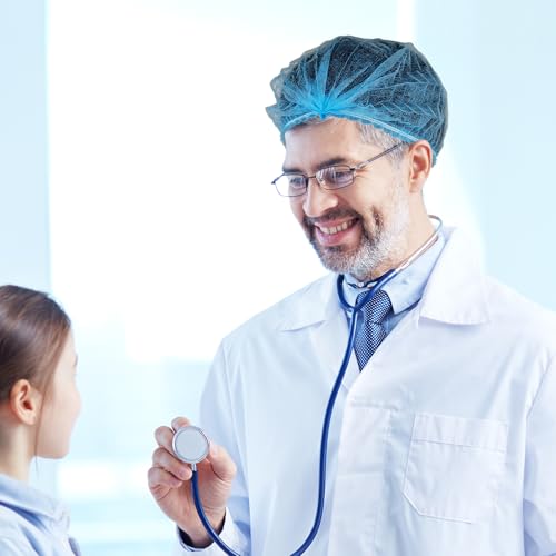 Disposable Hair Nets - 10 Pack Bouffant Caps for Food Service