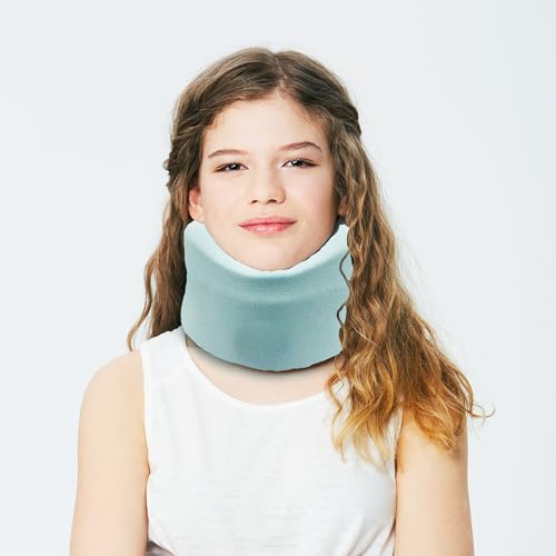 Neck Cervical Collar Cover - 2 Pcs Soft Blue Sleeves for Comfort