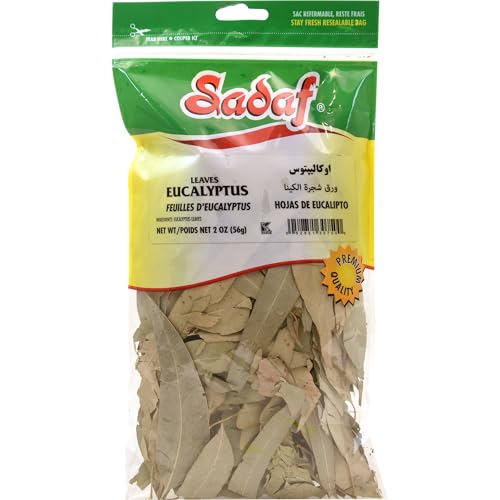 Sadaf Dried Eucalyptus Leaves for Decor & Aromatherapy - 2 oz (Pack of 3)