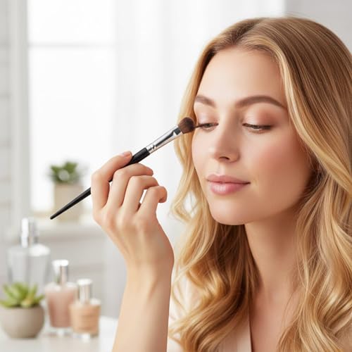 Dual-End Contour Nose Brush - 2-in-1 U-Shaped Sculpting & Blending Tool