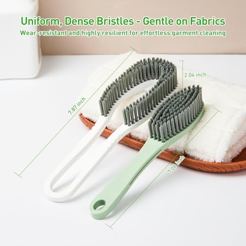 2PCS Detachable Shoe Cleaning Brush Set with Comfort Grip