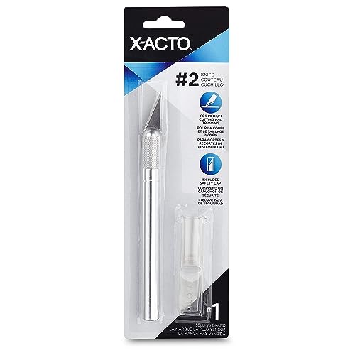 X-ACTO #2 Precision Knife with Safety Cap for Cutting & Trimming