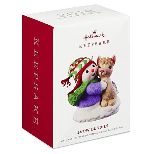 Snow Buddies Christmas Ornament 2019 Snowman & Llama Holiday Decor