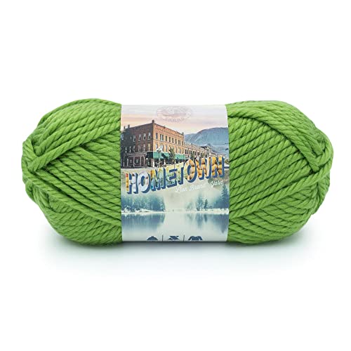 Lion Brand Hometown Super Bulky Yarn - Oklahoma City Green, 5 oz