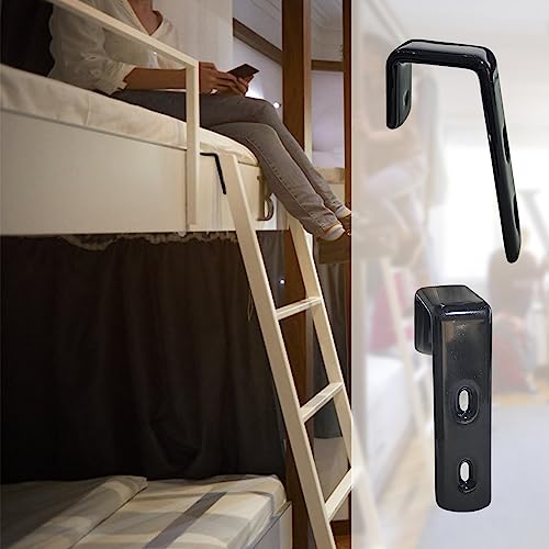 Heavy Duty Bunk Bed Ladder Hooks - 4 pcs Stainless Steel Brackets